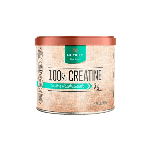 Creatine 100% Creatina Monohidratada 300g Nutrify